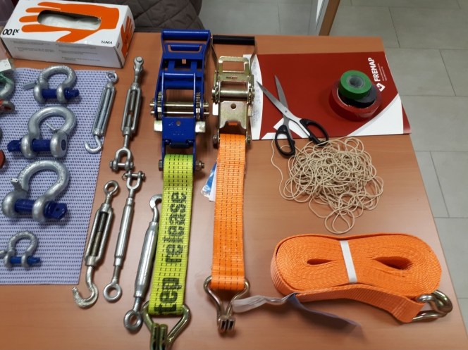 Ayudas para la sujección de la carga